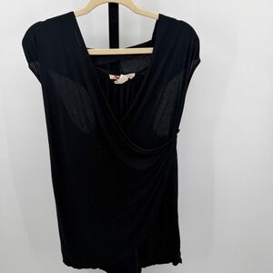 Free People FP Beach Size‎ XS Romper Shorts Coverup BLACK